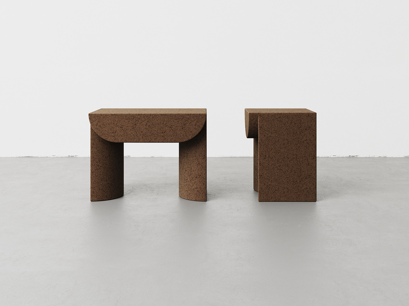 mudu studio，BULL Series，cork，Natural ecological materials，100 percent natural.，100 percent recyclable，chair，