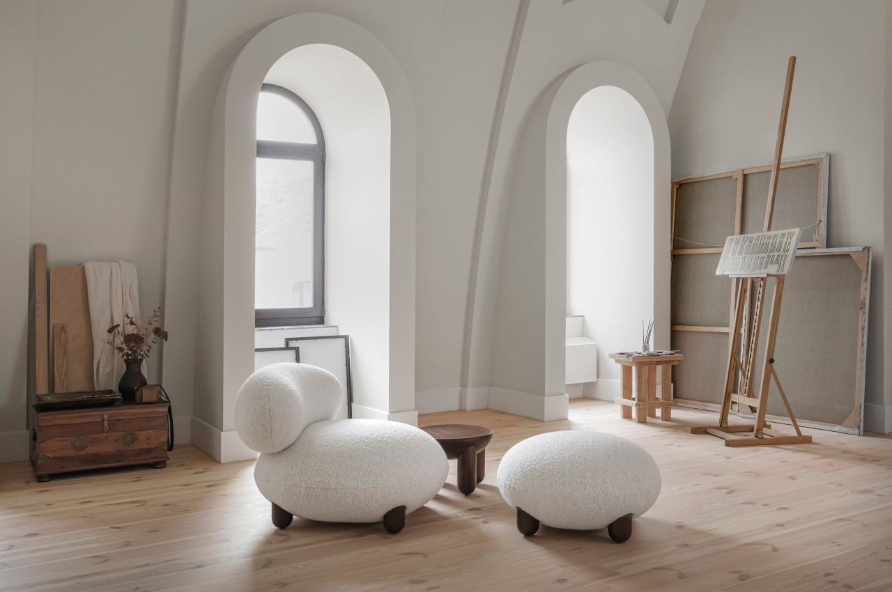 Flock，furniture design ，Warm and comfortable，Ergonomics，