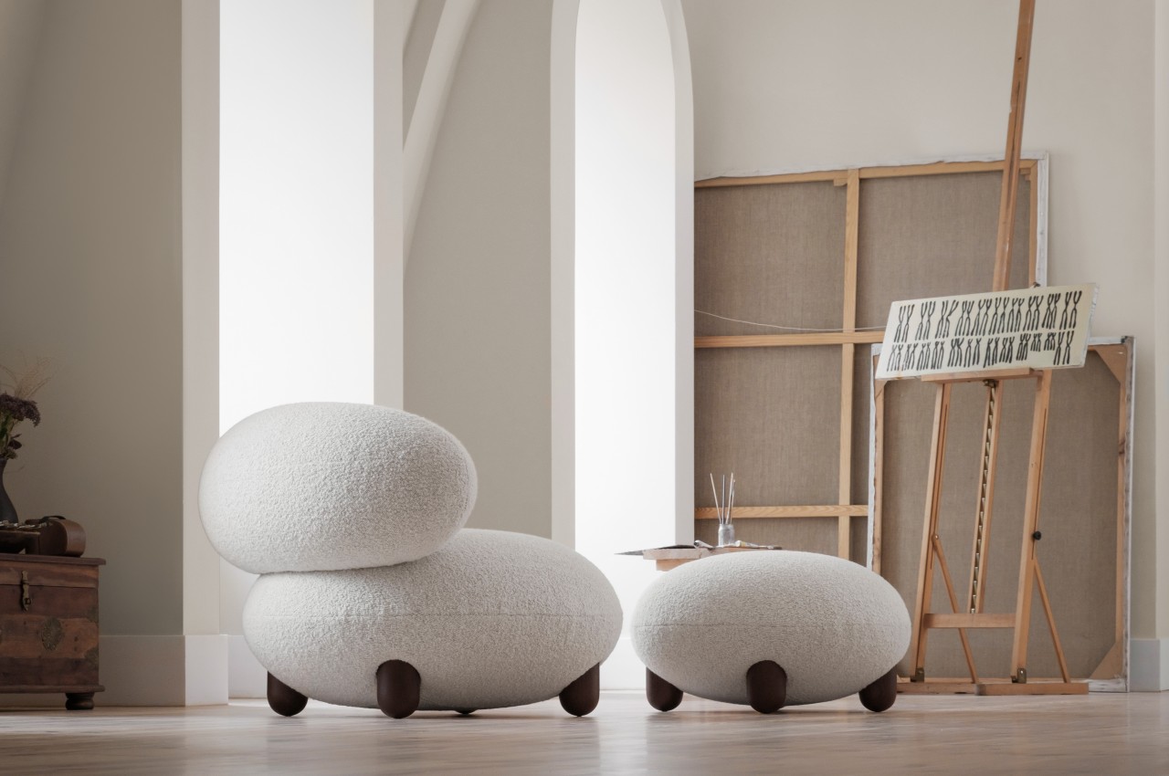 Flock，furniture design ，Warm and comfortable，Ergonomics，