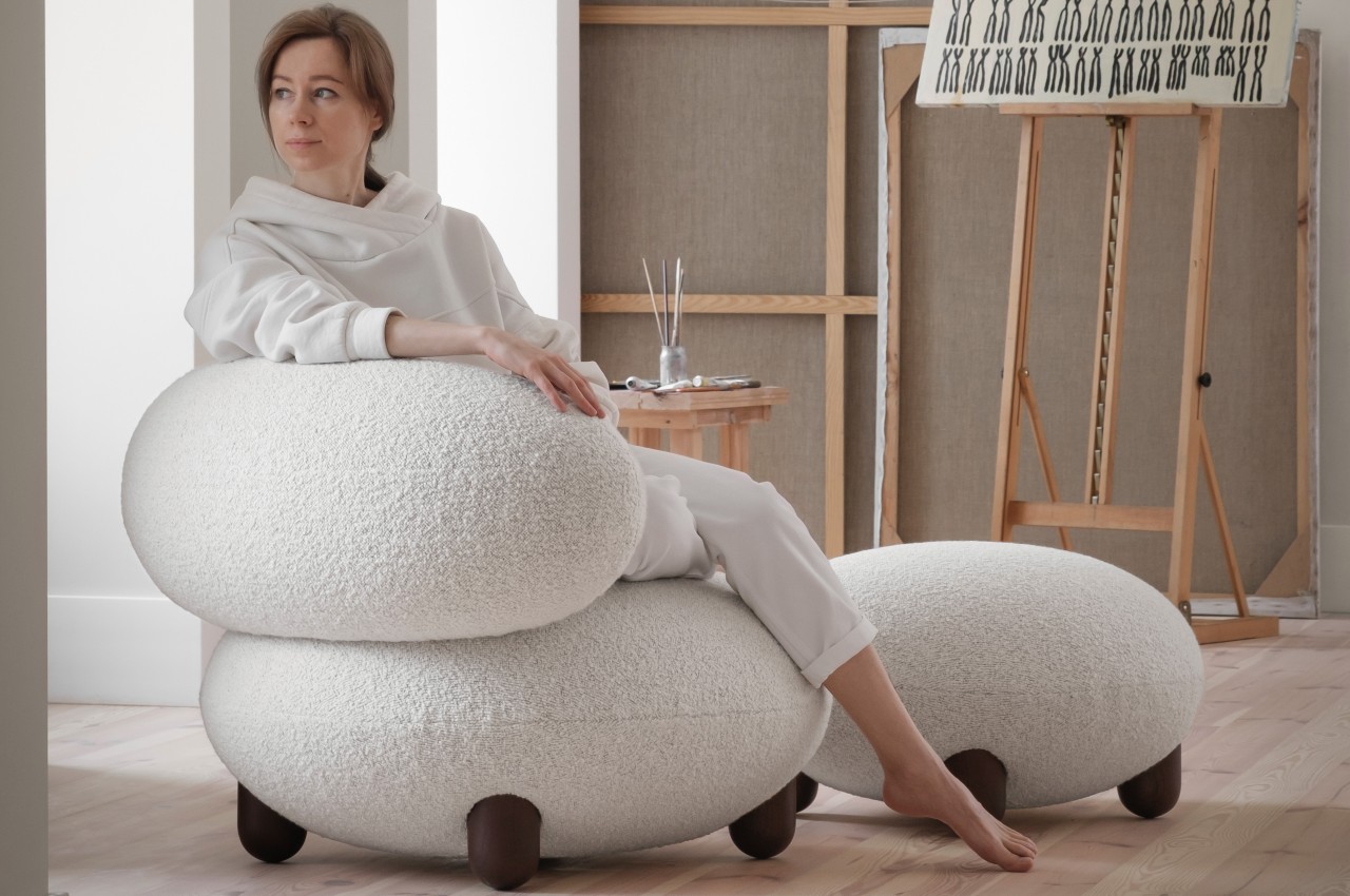 Flock，furniture design ，Warm and comfortable，Ergonomics，