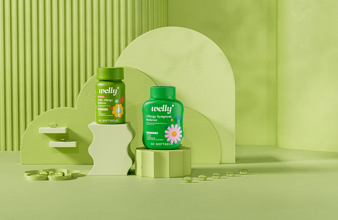 Welly.，cgi，Brand design，3D art，