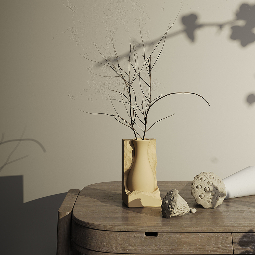 Cement flower，Cement aromatherapy bottle，buddha flower planting，