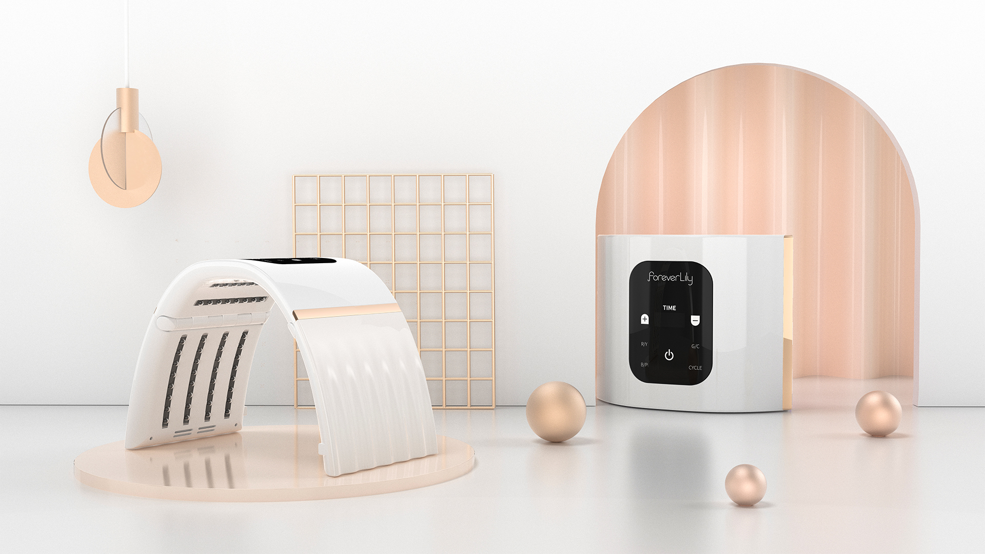 a spectrometer，cosmetology，Appearance design，