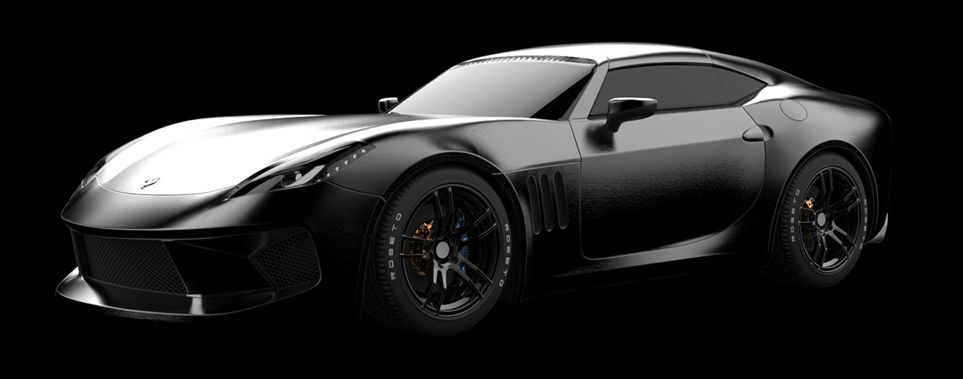 Roseto 11S，Automatic design，sketch，Sports car，