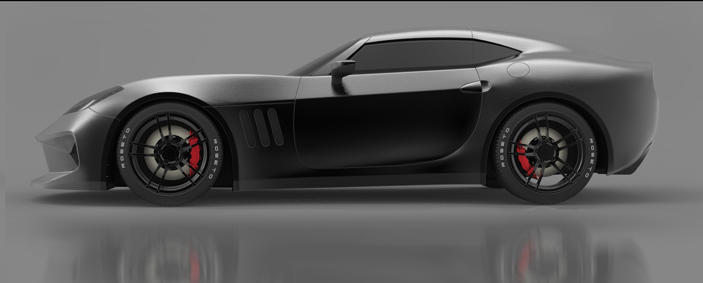 Roseto 11S，Automatic design，sketch，Sports car，