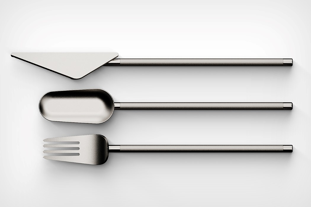 Disconnect series，Tableware design，Minimalism，product design，render weekly，Francesco Brunetti，