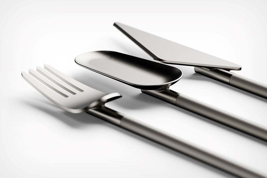 Disconnect series，Tableware design，Minimalism，product design，render weekly，Francesco Brunetti，