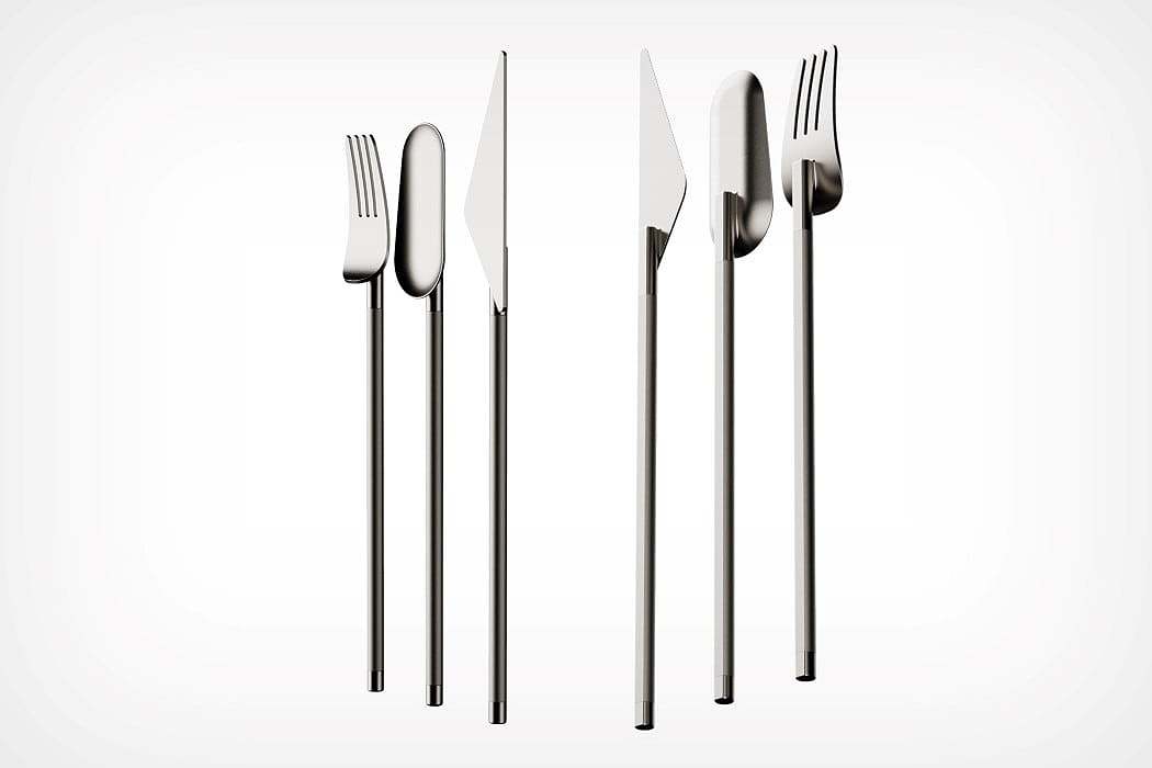 Disconnect series，Tableware design，Minimalism，product design，render weekly，Francesco Brunetti，