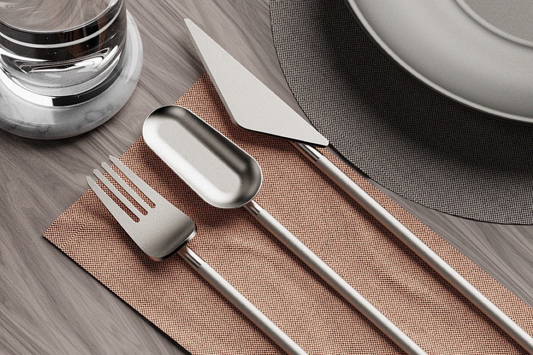 Disconnect series，Tableware design，Minimalism，product design，render weekly，Francesco Brunetti，