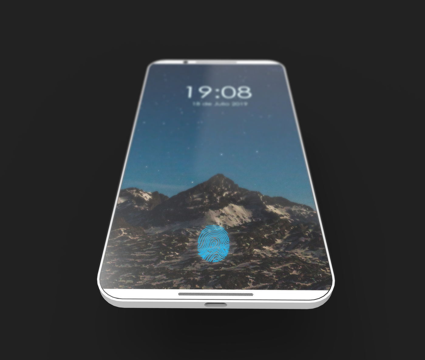 braun，mobile phone，concept，intelligence，