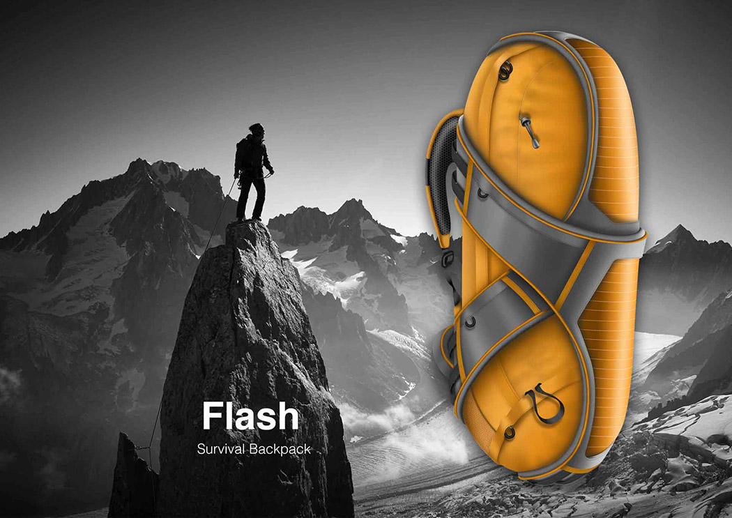 knapsack，camping，adventure，flash，Survival package，