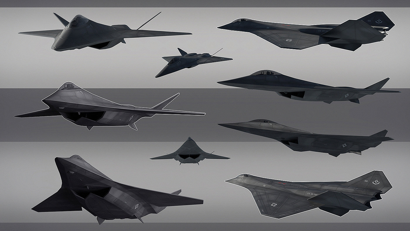 Black widow III，I fill Enchev，modeling，Render，Fighter Design，