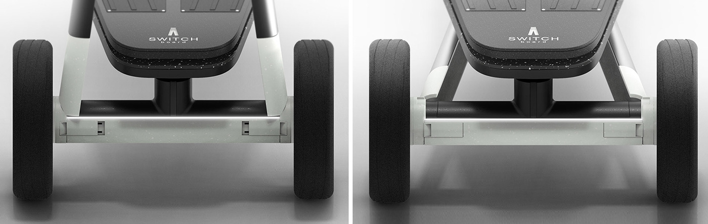 SEJOON KIM，SWITCH 2020，vehicle，product design，Ergonomics，Electric floating plate，