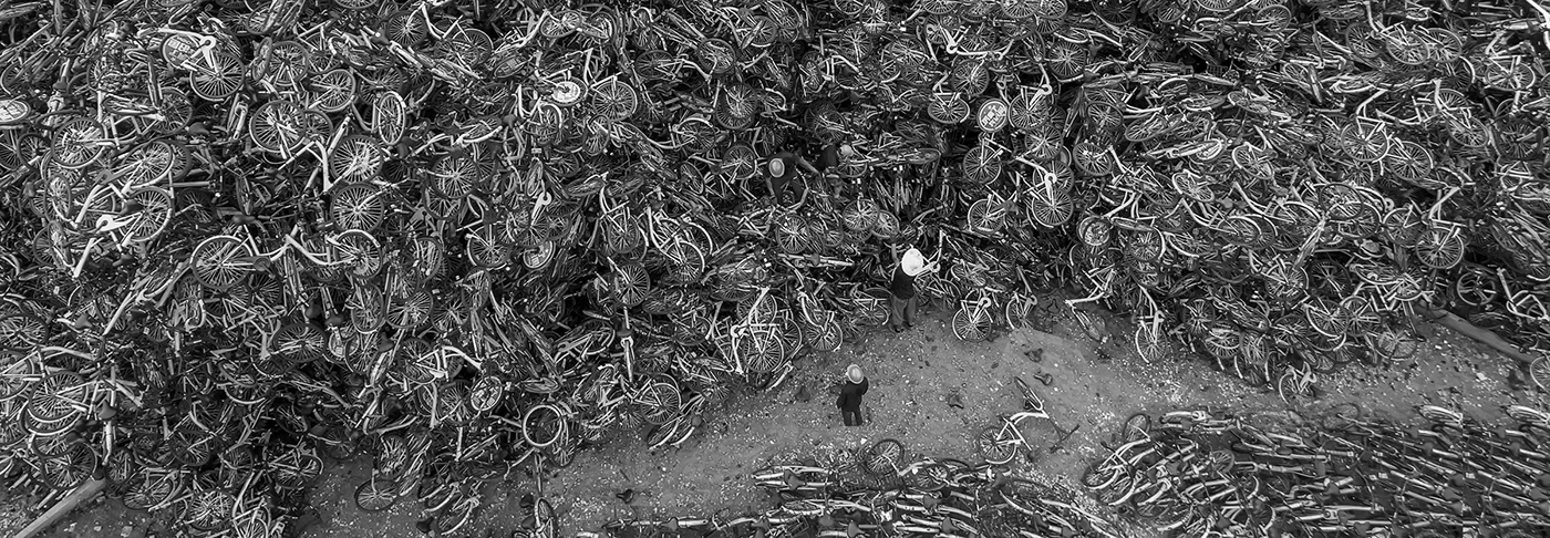 Bicycle stools_2F1 Project，Hyemin Kim，recovery，Sustainable design，Recycling Abandoned Bicycles，