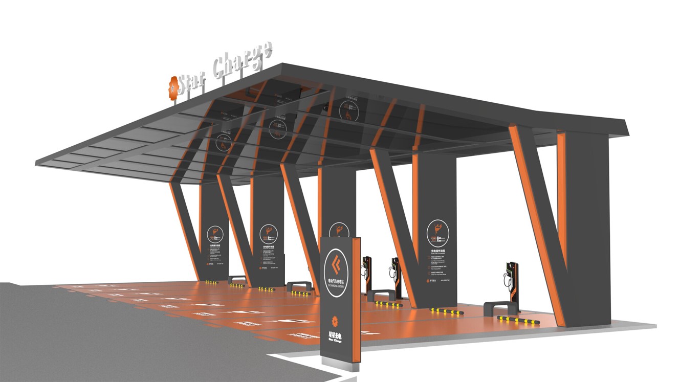 new energy，Automobile charging pile，Smart travel，Appearance design，