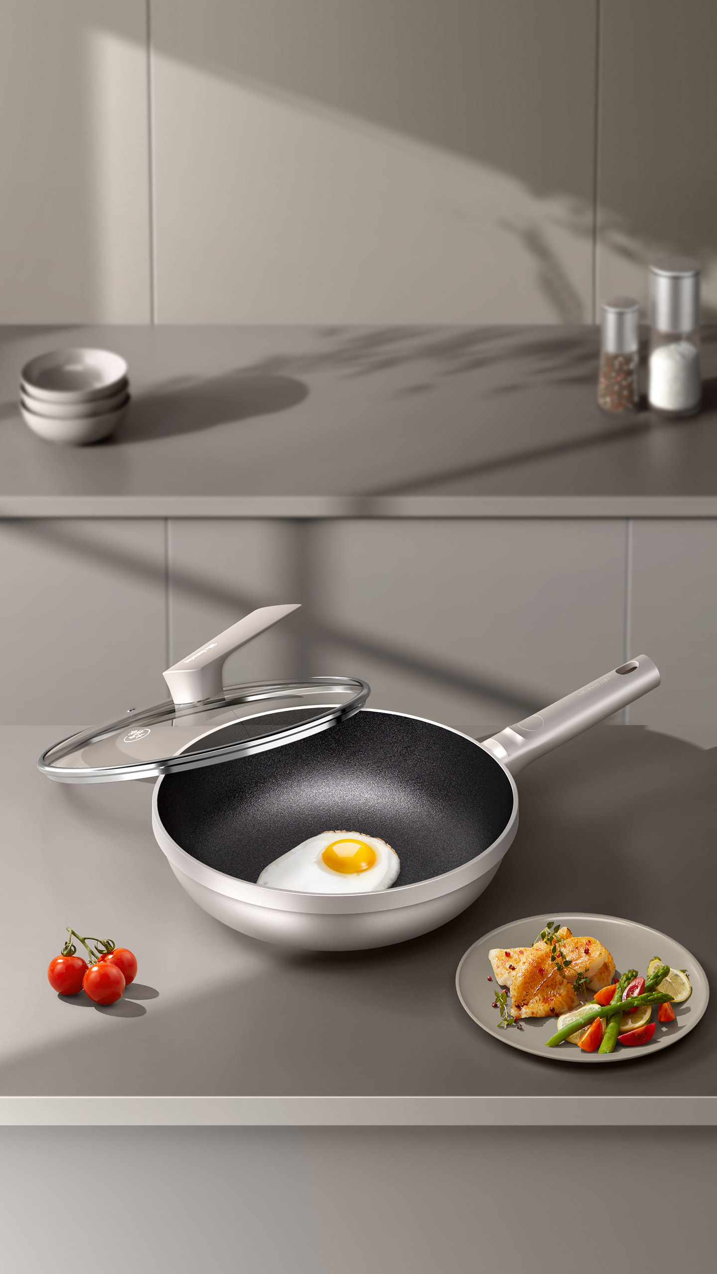 cooker，kitchen，Design，Wok，Sense of design，