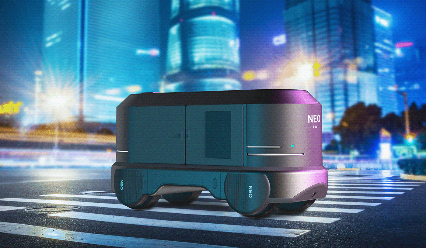 Gökçe Nafak，NEO，Autopilot，environment protection，conceptual design，Automobile design，Streamlined design，