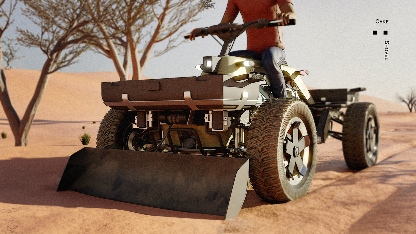 conceptual design，Automobile design，Ergonomics，Guillaume GARZENNEC，Greenism，planting trees，Desertification，