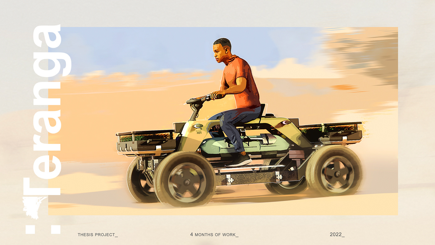 conceptual design，Automobile design，Ergonomics，Guillaume GARZENNEC，Greenism，planting trees，Desertification，