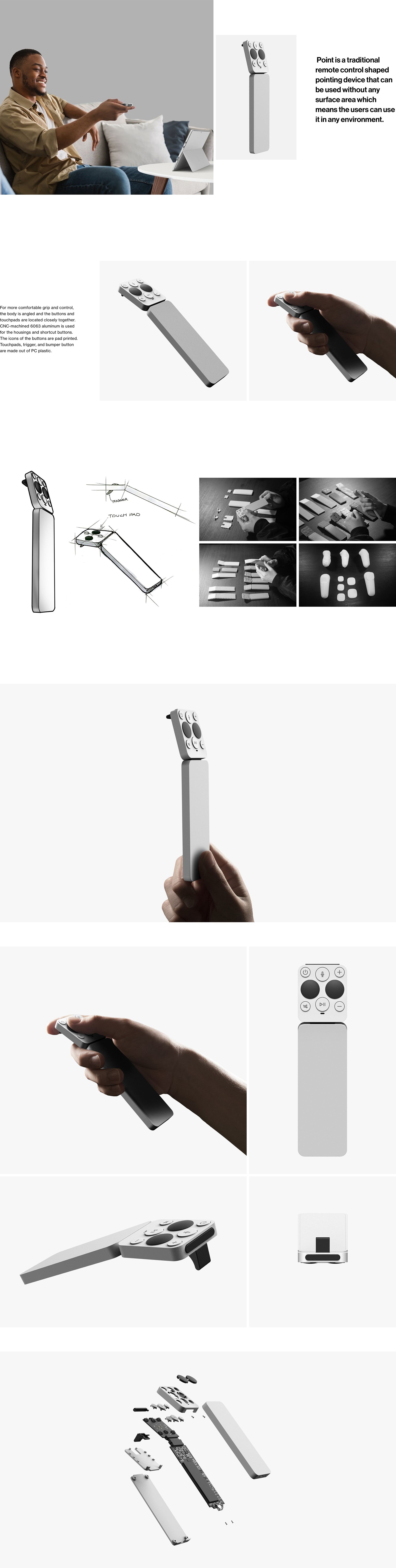 Junhyeok Oh，Point，PC plastic，Remote control，Pointing device，Ergonomics，