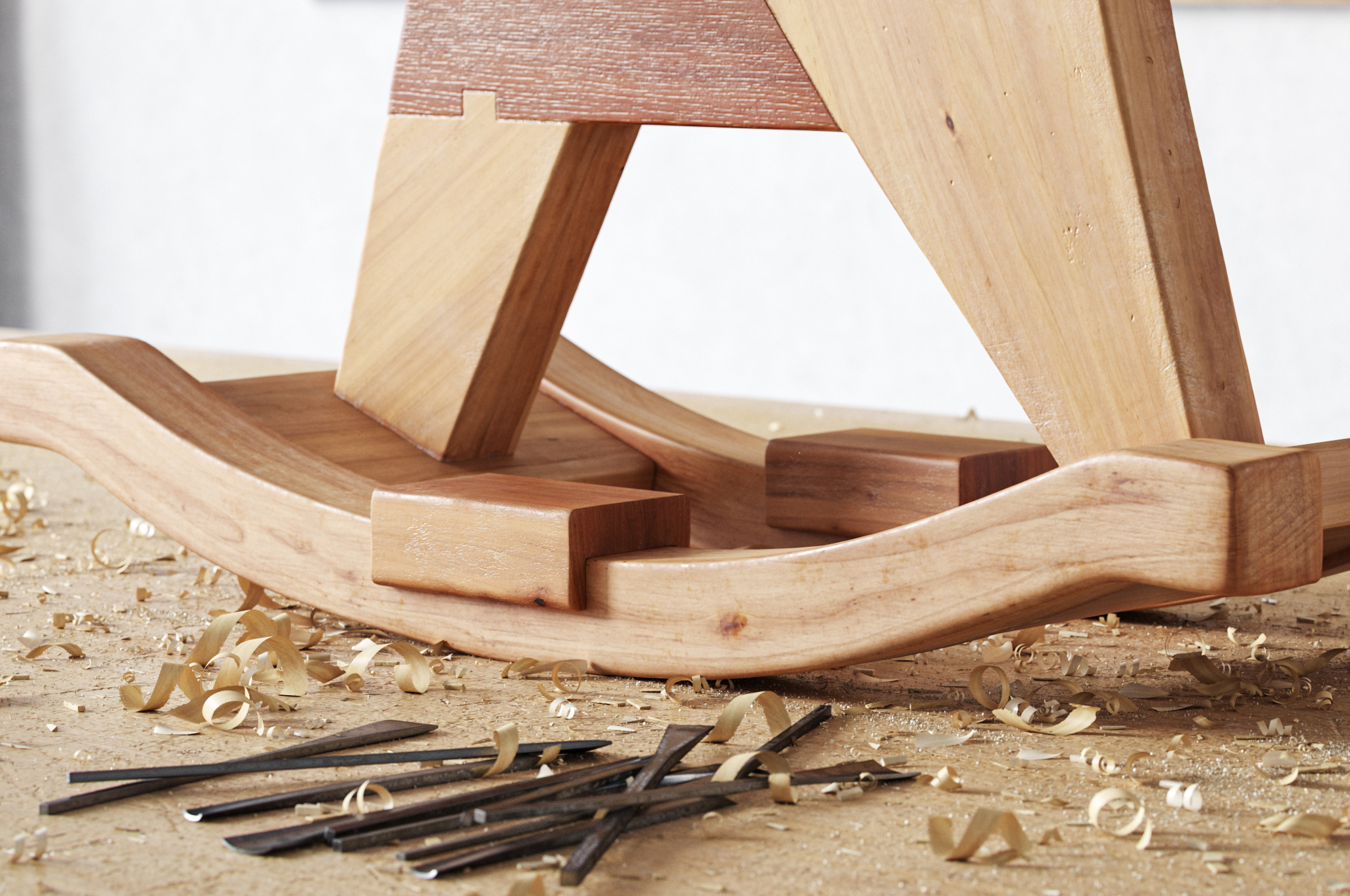 3D rendering，Woodwork，Render，Trojan horse，