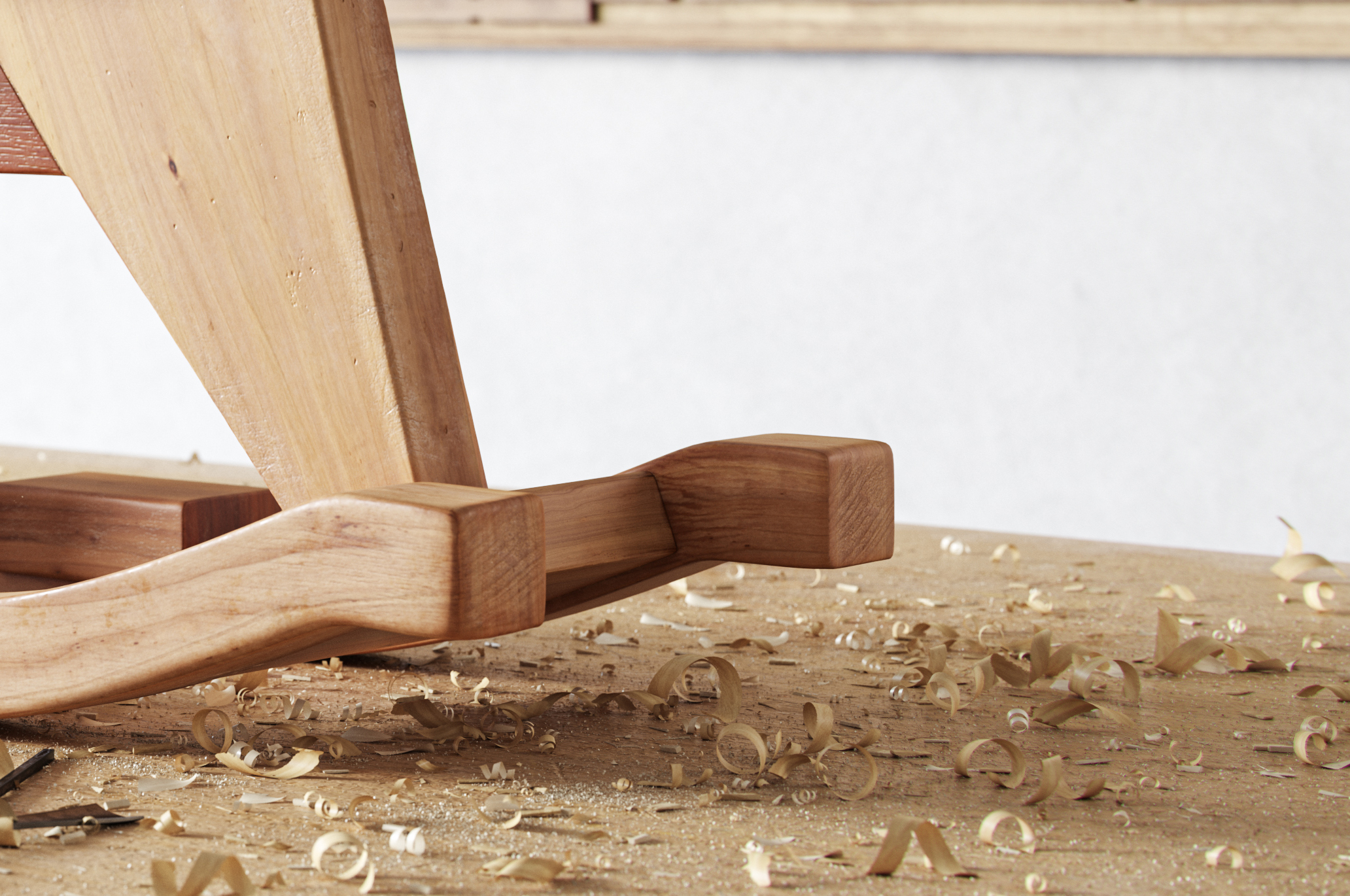 3D rendering，Woodwork，Render，Trojan horse，