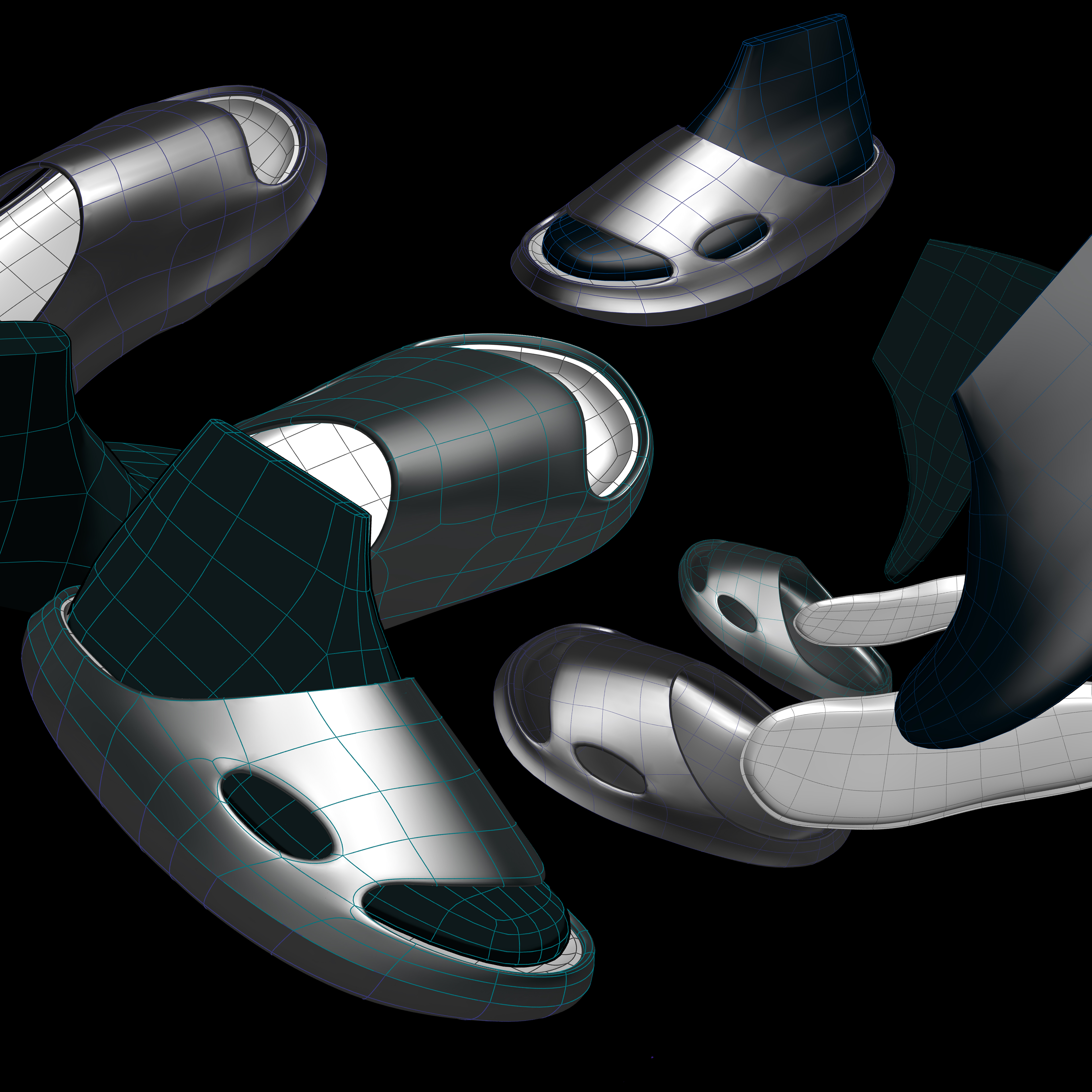 conceptual design，shoes，product，product design，3d，texture，