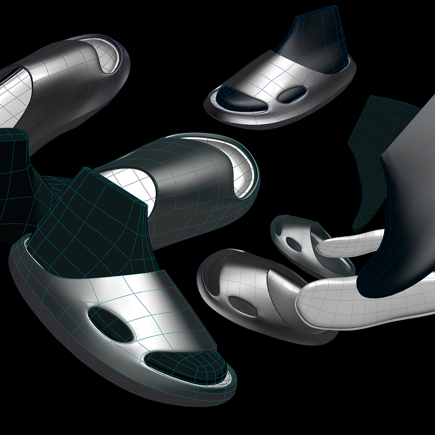 conceptual design，shoes，product，product design，3d，texture，