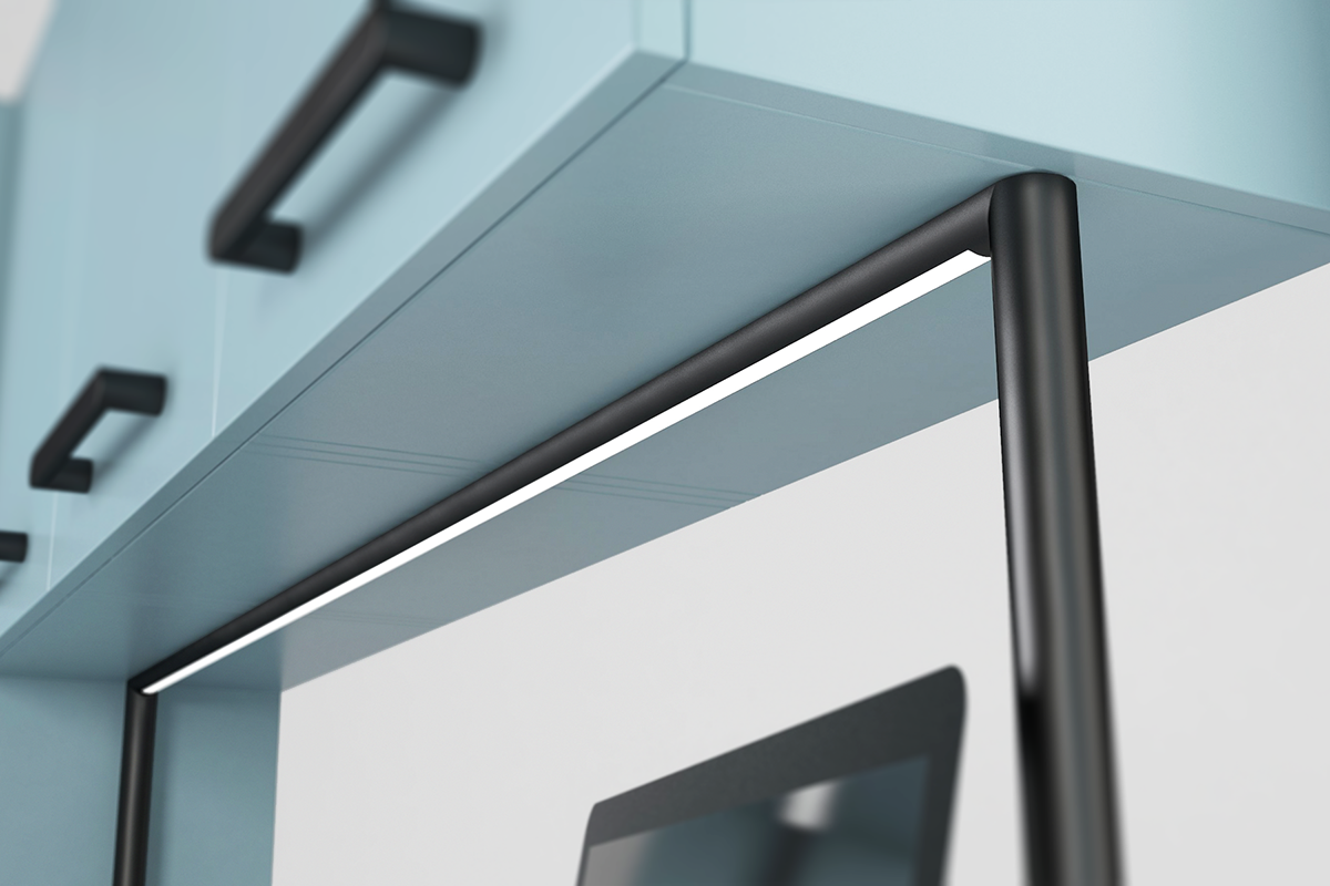 cupboard，Italy，Aluminum profile，led，USB interface，IOT handle，