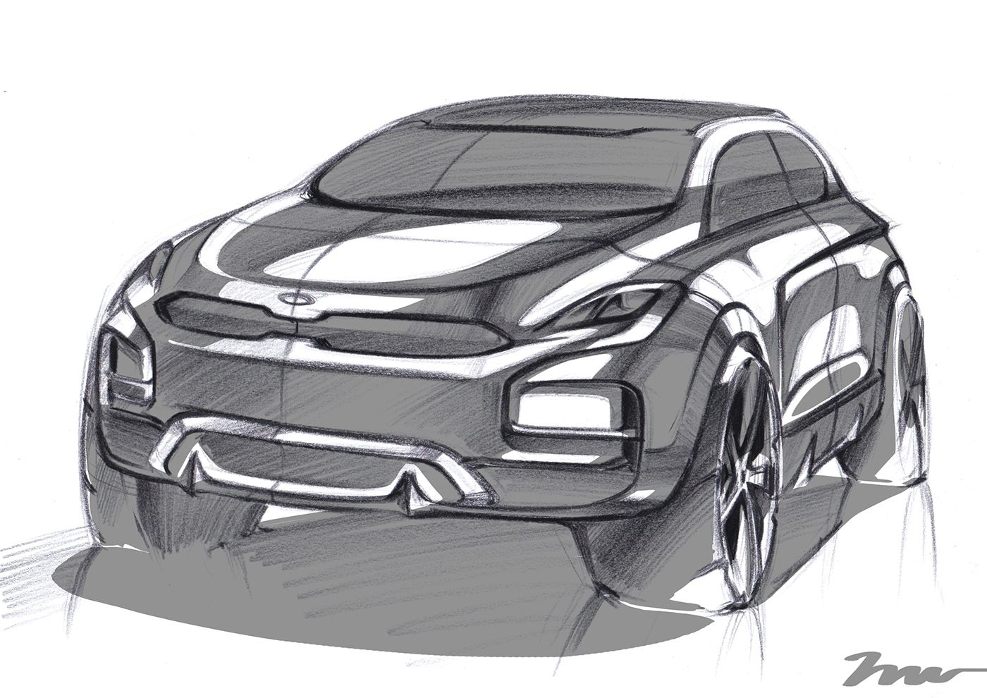 Hand drawn，automobile，vehicle，