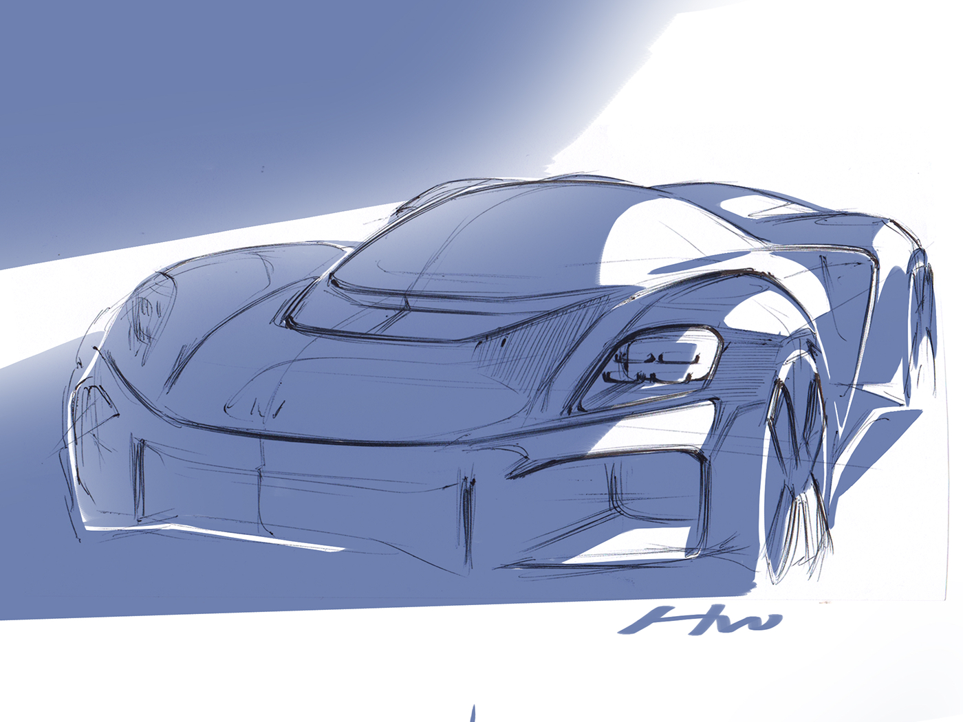 Hand drawn，automobile，vehicle，