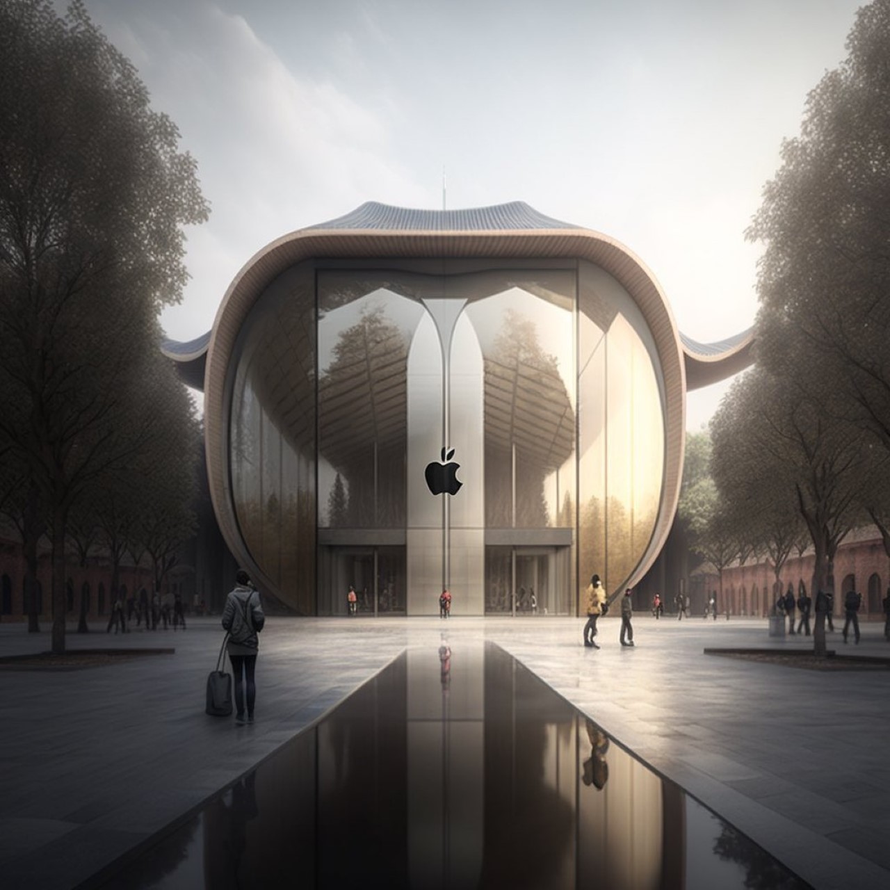 Architecture，Apple Store，Architectural design，Design，design，architectural style，