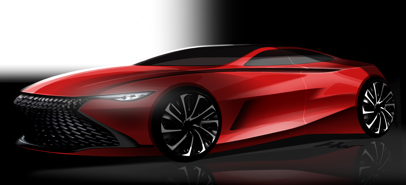 Hand drawn，automobile，vehicle，