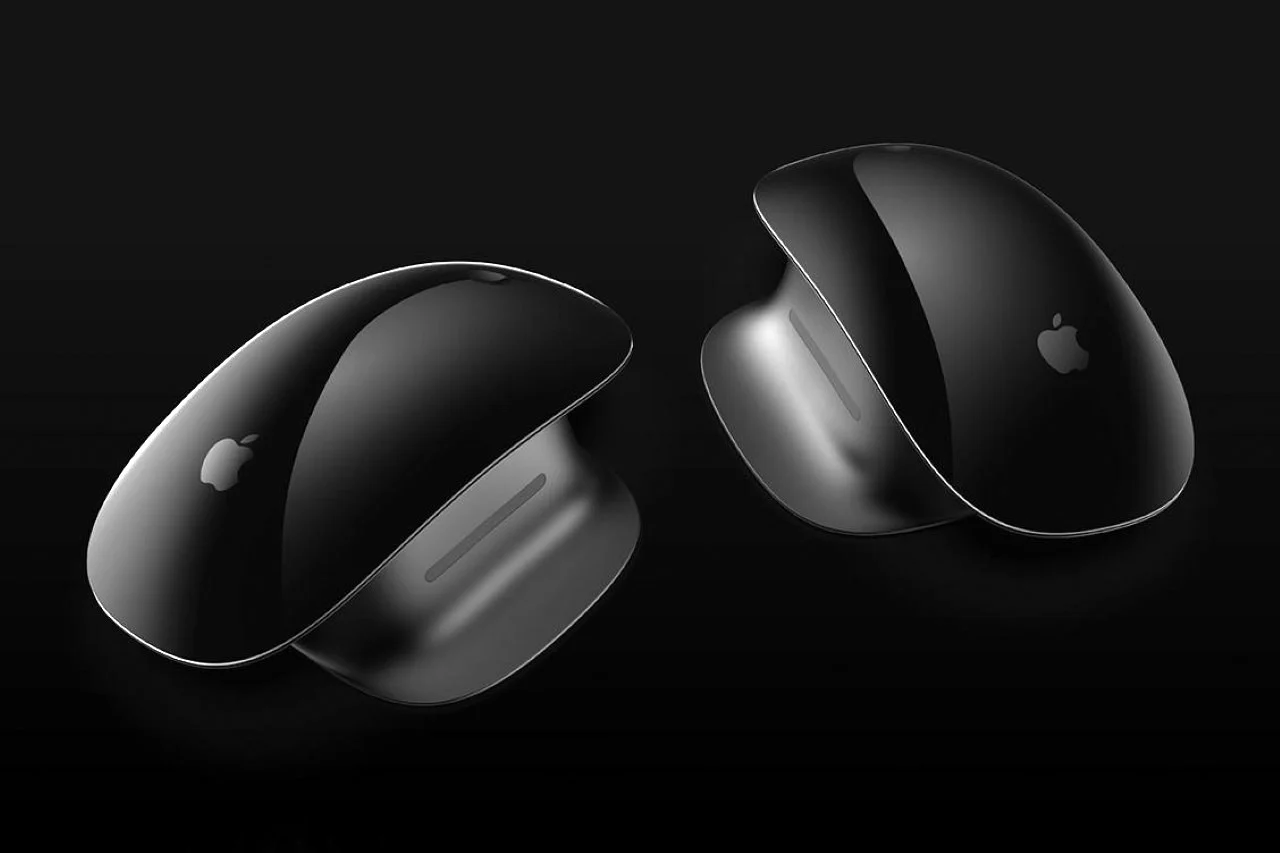 mouse，Apple，Wireless mouse，industrial design，product design，conceptual design，