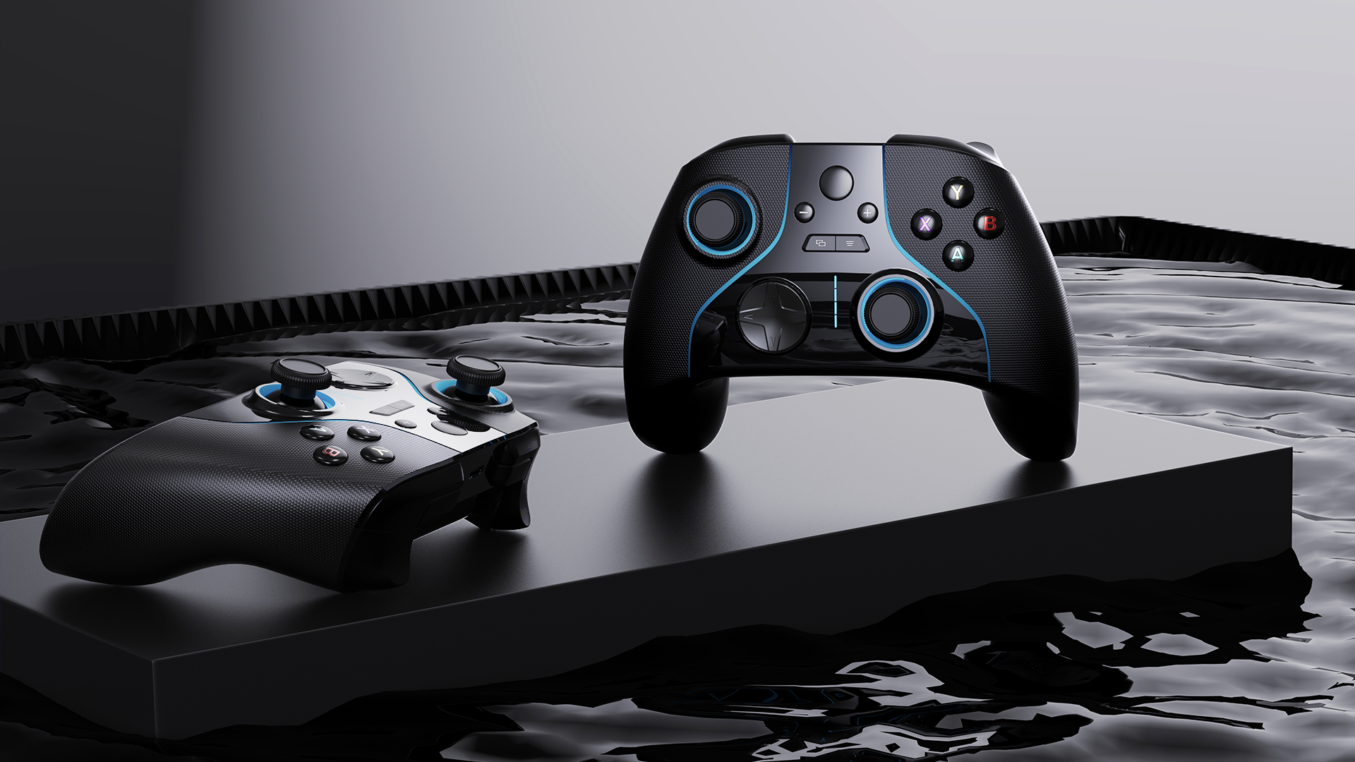 Game consoles · gamepads · controllers · games，