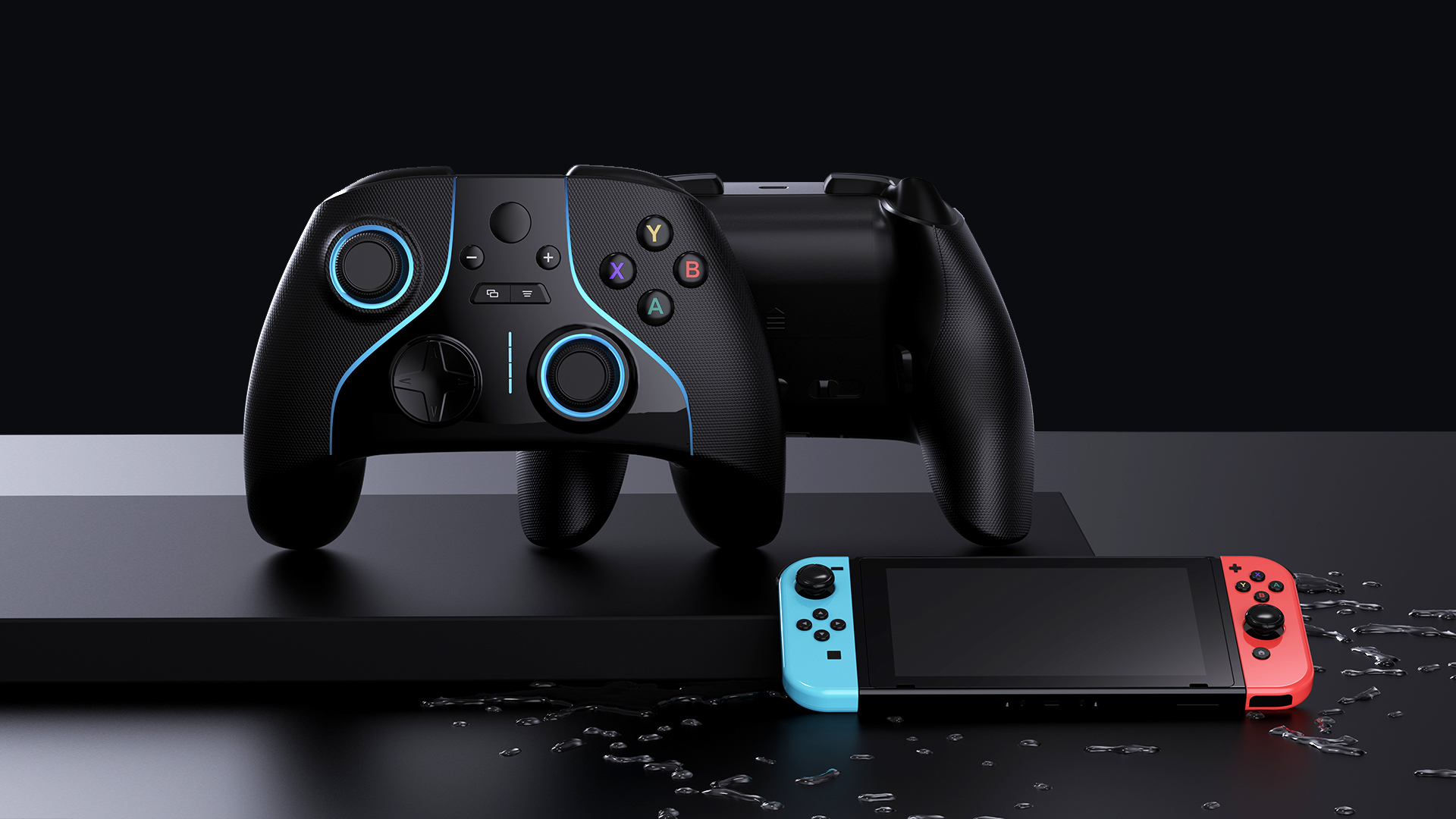 Game consoles · gamepads · controllers · games，