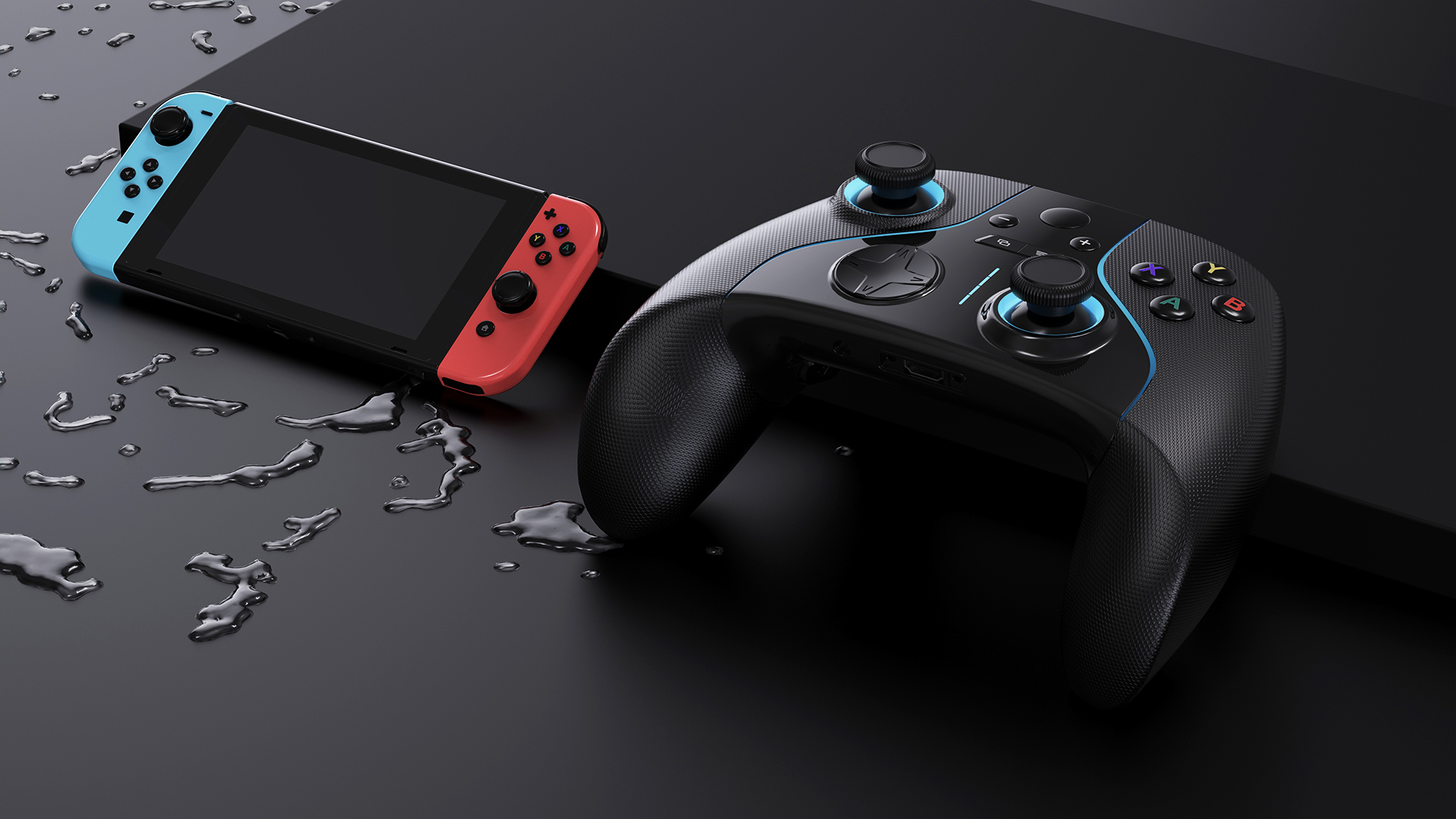 Game consoles · gamepads · controllers · games，