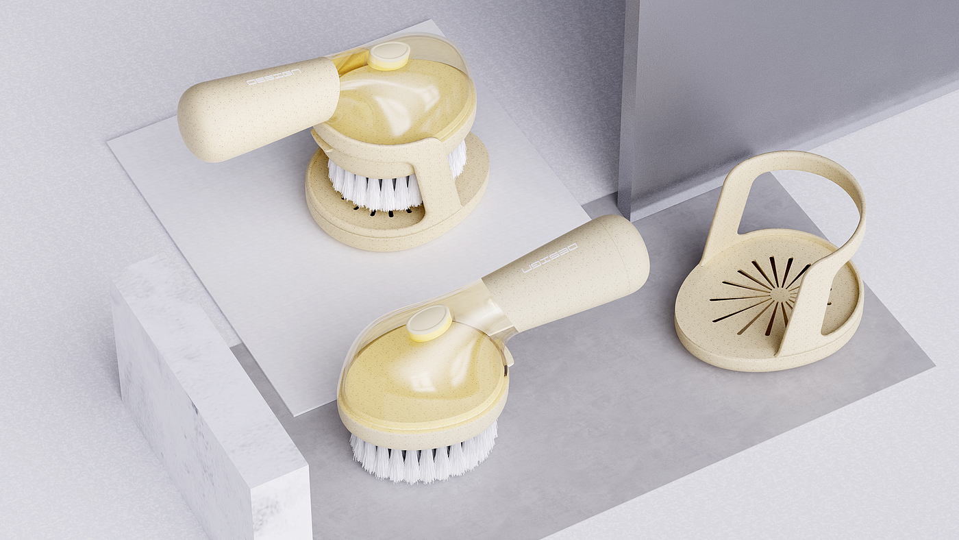 Home Furnishing，Dishwashing brush，industrial design，product design，