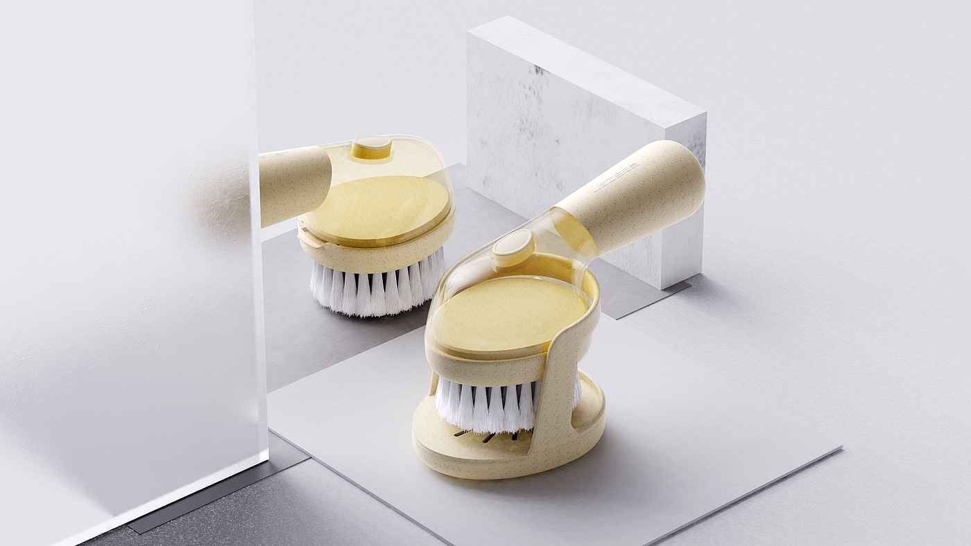 Home Furnishing，Dishwashing brush，industrial design，product design，