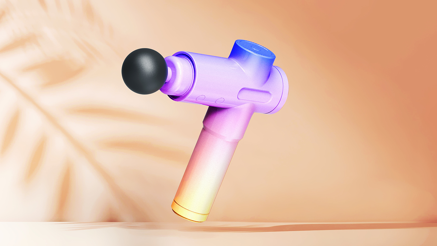 Dazzle color，Fine grinding gun，electronic product，Home Furnishing，modeling，Render，