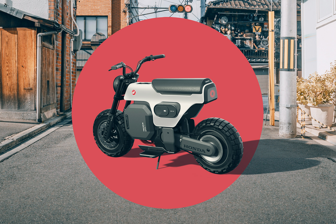 conceptual design，Honda，Electric motorcycle，