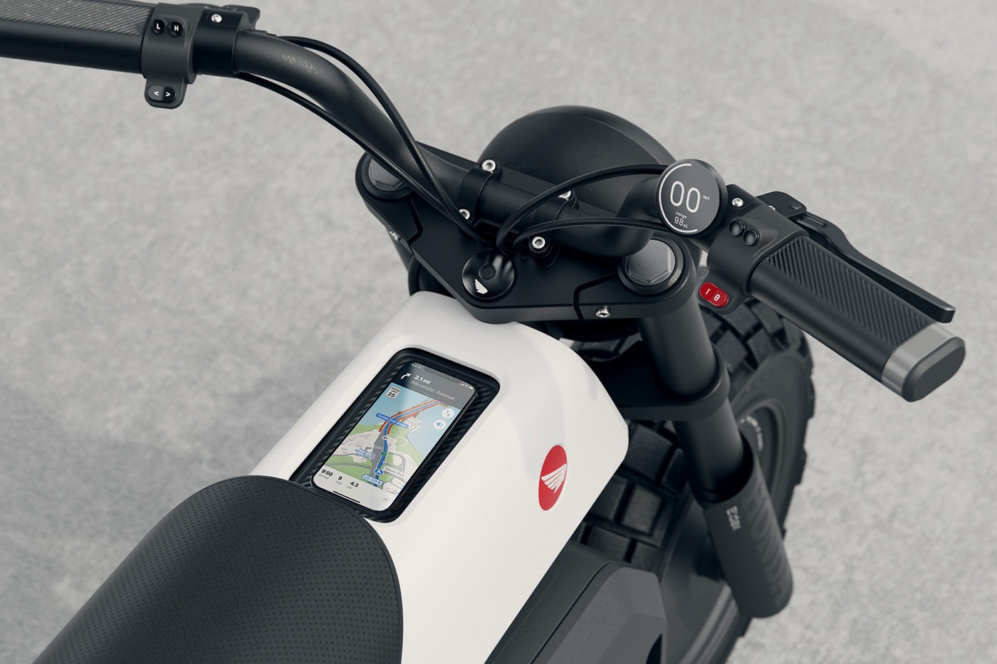 conceptual design，Honda，Electric motorcycle，