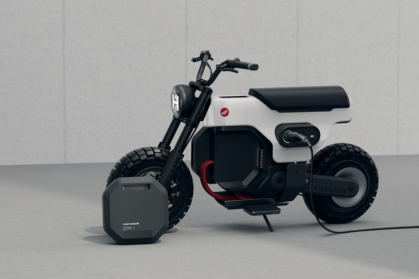 conceptual design，Honda，Electric motorcycle，