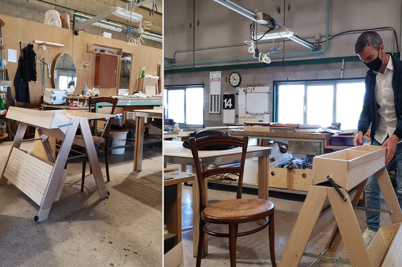 desk，Foldable，woodiness，