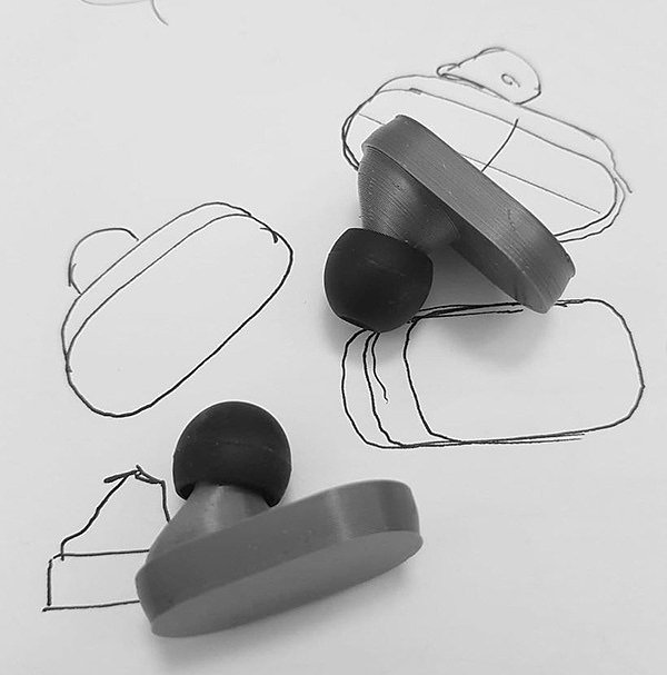 耳机，耳塞，耳机设计，EARBUD Concept，概念设计，