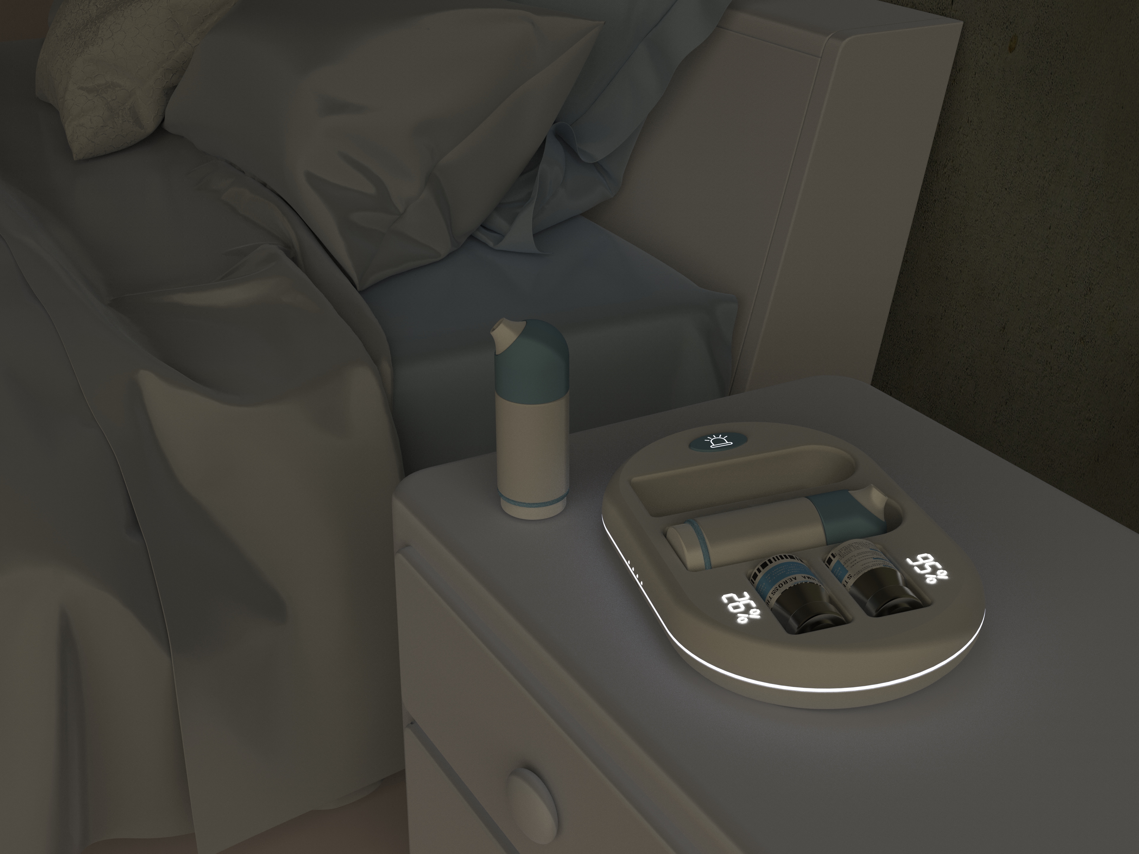 asthma，the elderly，to live alone，