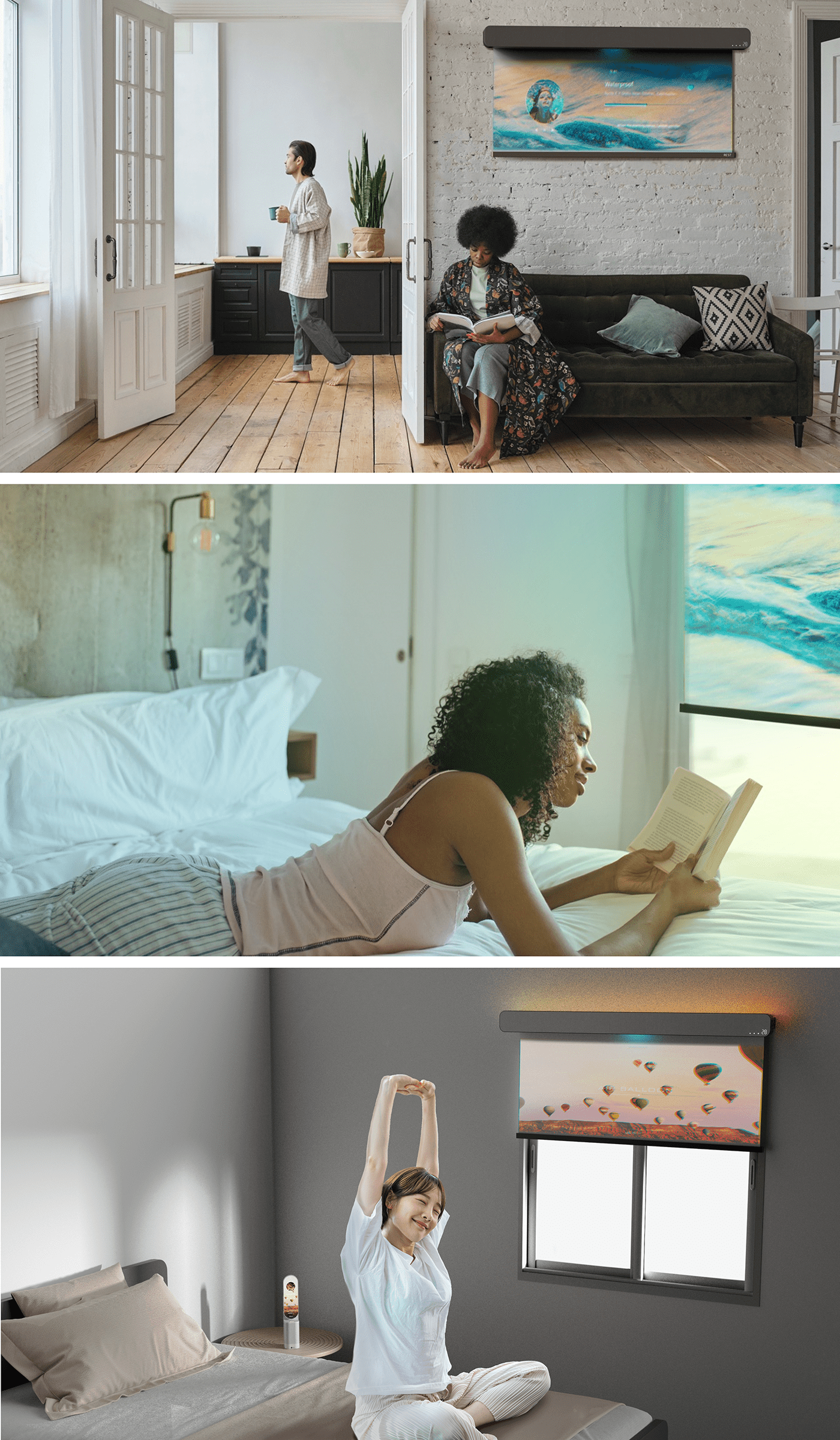 LG RE'ST，speaker，window shades，