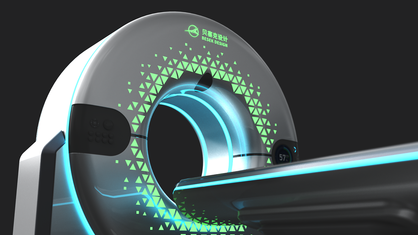 CT机，CT扫描仪，医疗器械，贝塞克设计，ct仪，断层扫描仪，X线，