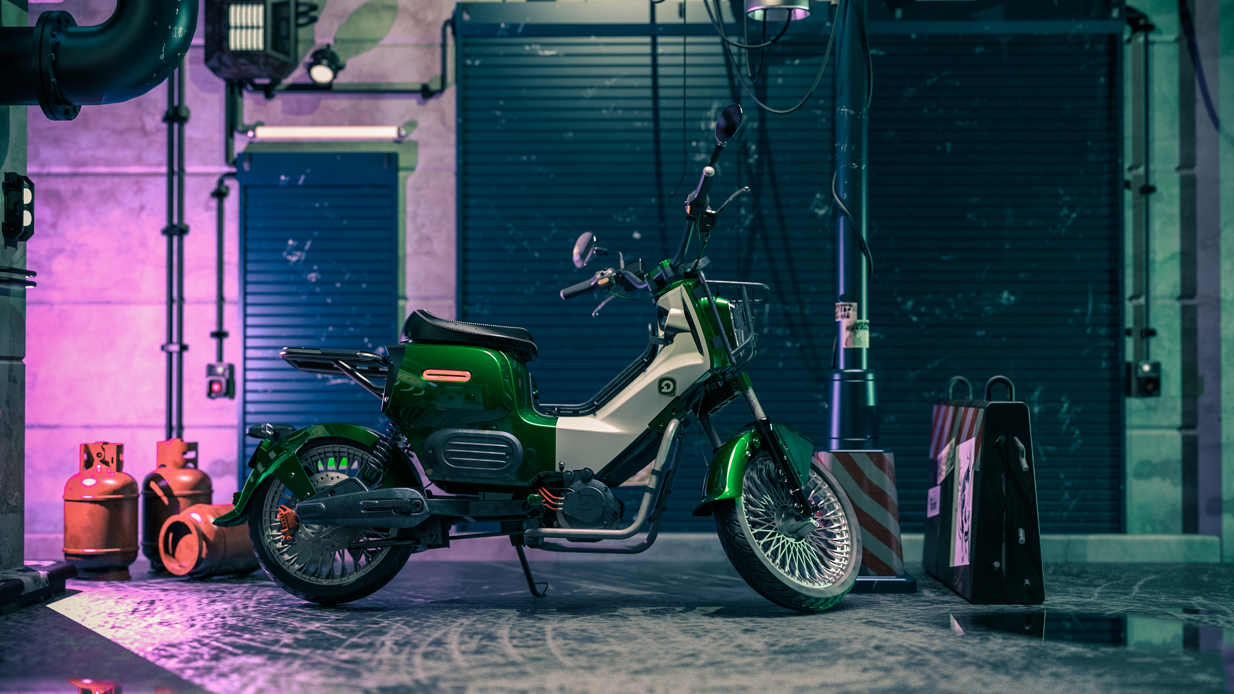 Electric motorcycle，Appearance design，Structural design，