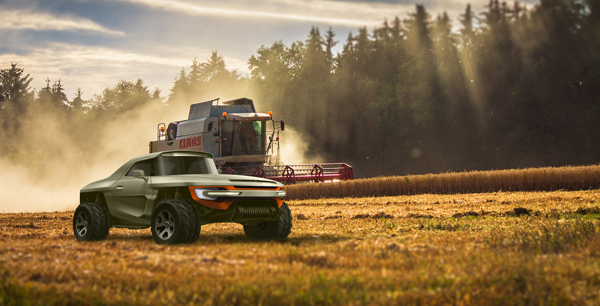 Pickup，concept，Automobile design，